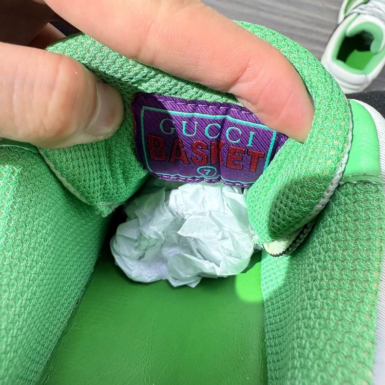 Gucci GUCCI Basket Low Top Sneakers - dmc Size US 7.5 / EU 40-41 - 8 Thumbnail