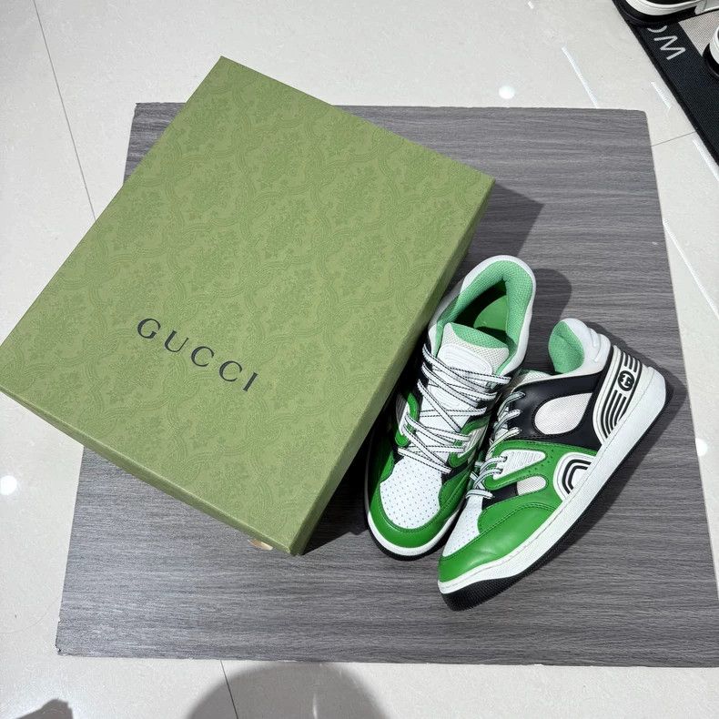 Gucci GUCCI Basket Low Top Sneakers - dmc Size US 7.5 / EU 40-41 - 9 Thumbnail