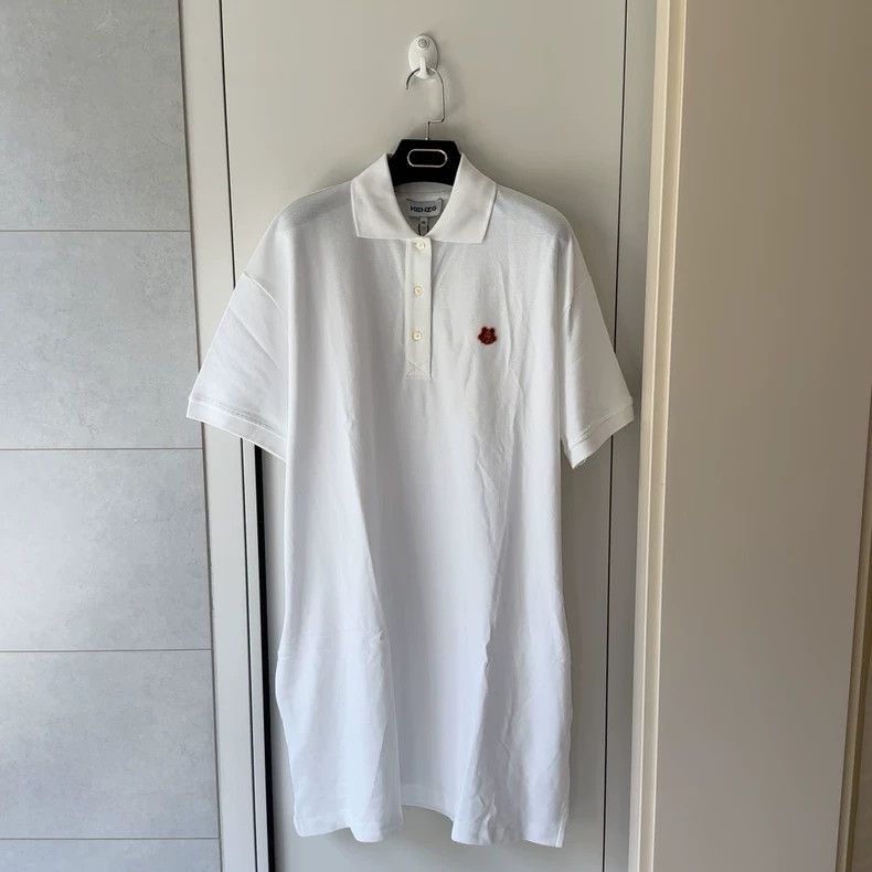 Kenzo Kenzo White Polo Dress M - dmc Size US M / EU 48-50 / 2 - 5 Thumbnail