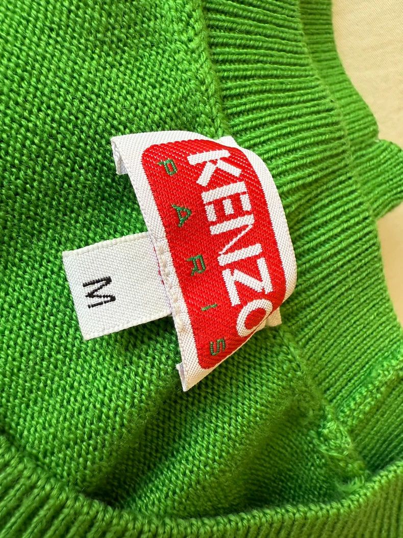 Kenzo KENZO Men's Green Sweater M - dmc Size US M / EU 48-50 / 2 - 2 Thumbnail