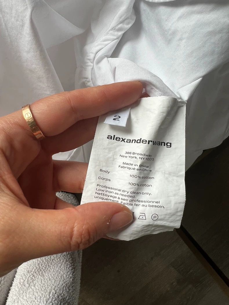 Alexander Wang Alexander Wang White Shirt Dress - dmc Size US XS / EU 42 / 0 - 3 Thumbnail