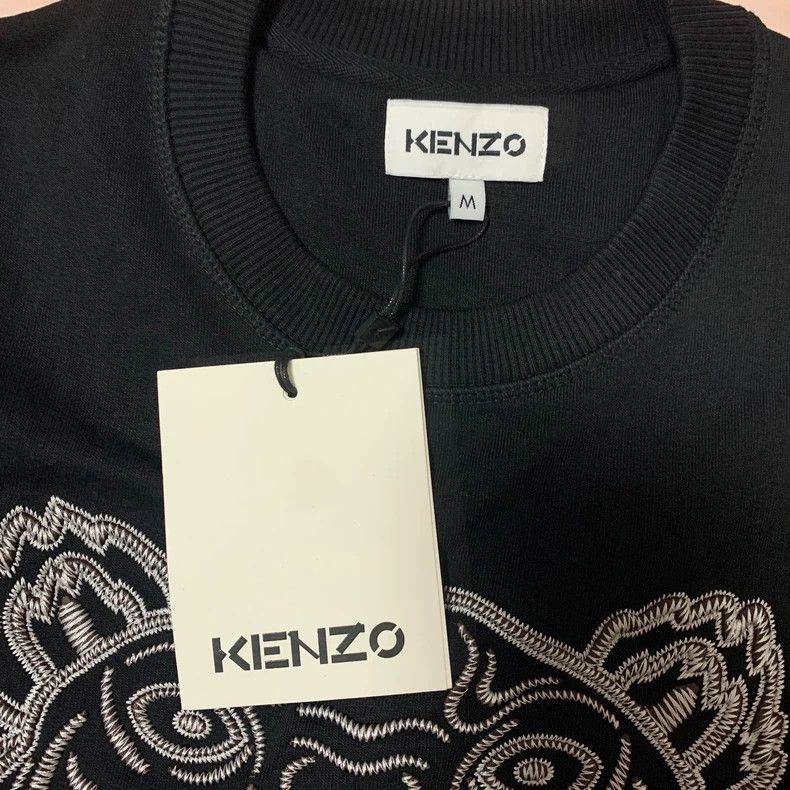 Kenzo Kenzo Men's Black Tiger Head Sweatshirt M - dmc Size US M / EU 48-50 / 2 - 3 Thumbnail