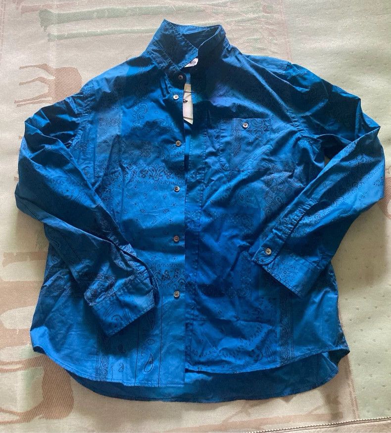 Kenzo Kenzo Men's Blue Printed Shirt - dmc Size US M / EU 48-50 / 2 - 6 Thumbnail