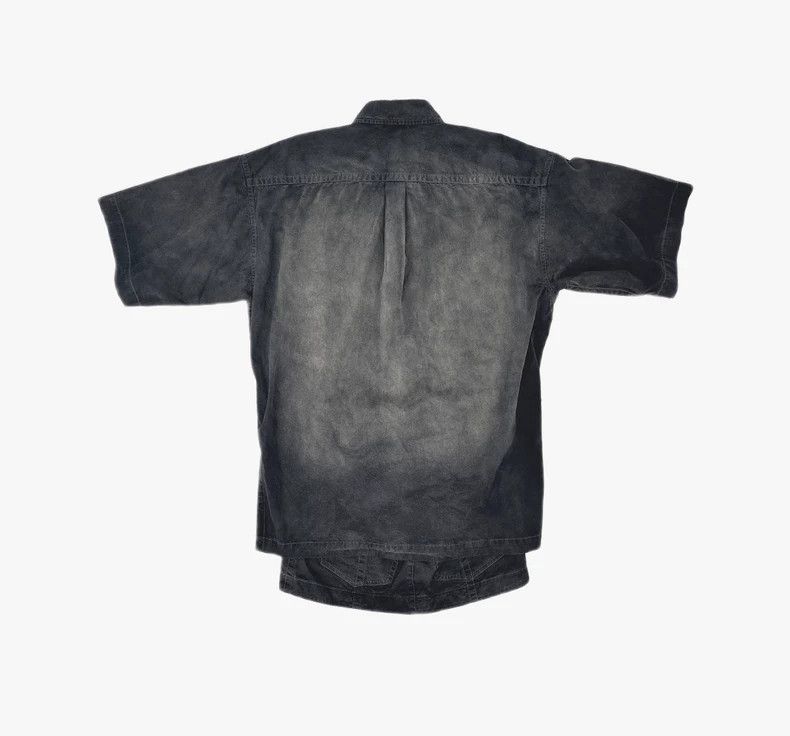 Alexander Wang Alexander Wang Distressed Collar Short-Sleeve Dress - dmc Size US 36 / EU 52 - 3 Thumbnail