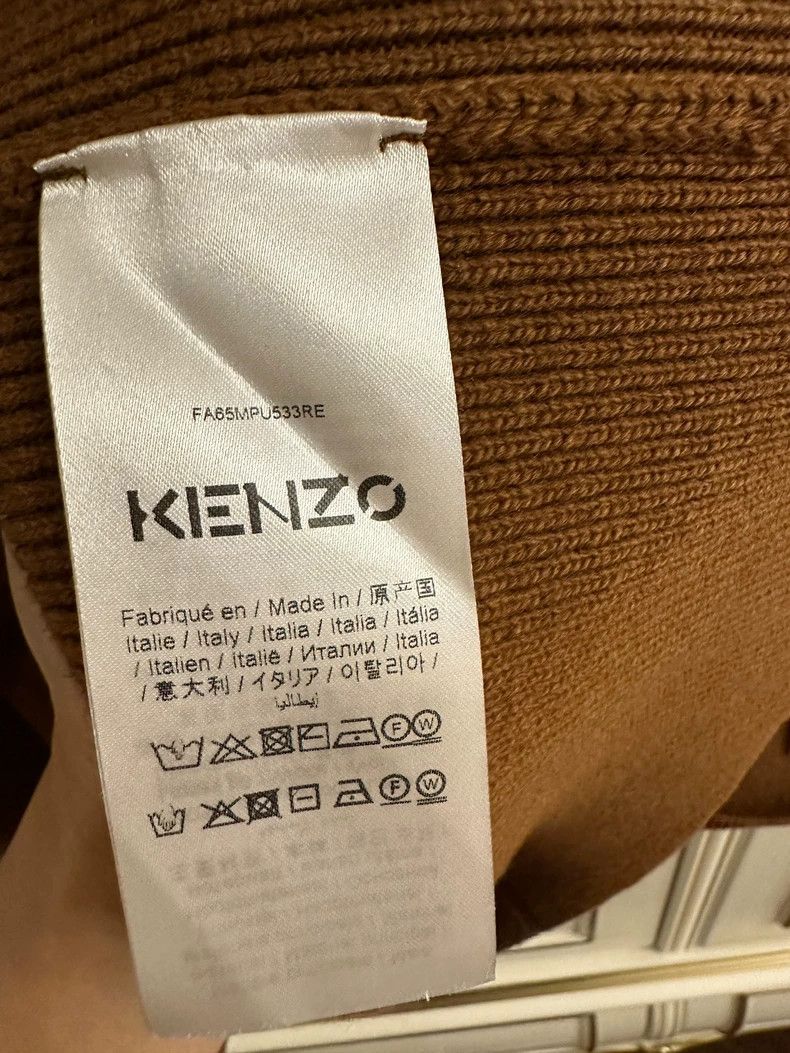 Kenzo Kenzo Tiger Head Wool Women's Sweater - dmc Size US L / EU 52-54 / 3 - 3 Thumbnail
