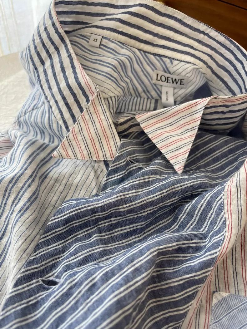 Loewe Loewe Striped Casual Button-Up Shirt - dmc Size US S / EU 44-46 / 1 - 6 Thumbnail