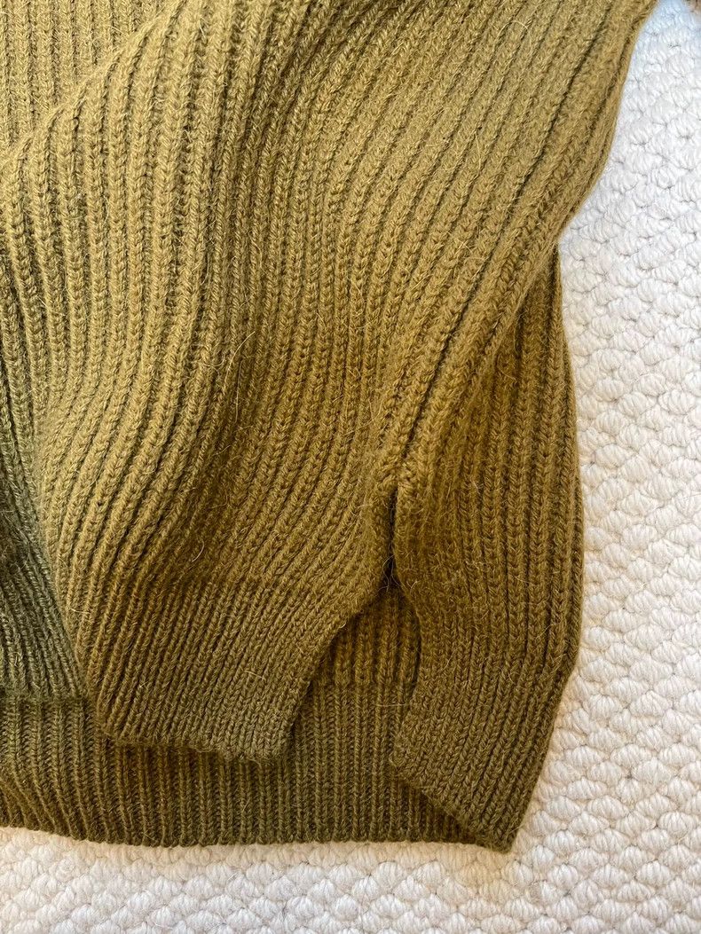 Loewe Loewe Green White Wool Sweater - dmc Size US XL / EU 56 / 4 - 5 Thumbnail