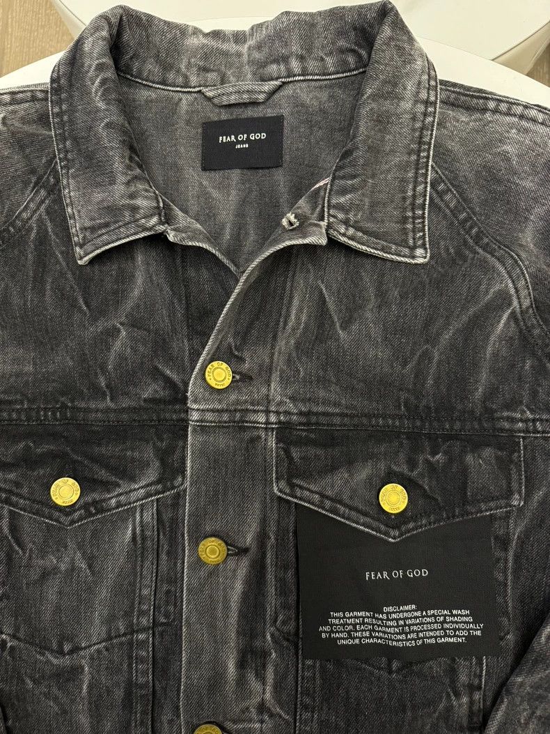 Fear of God Fear Of God 5th Wave Denim Jacket - dmc Size US L / EU 52-54 / 3 - 2 Thumbnail