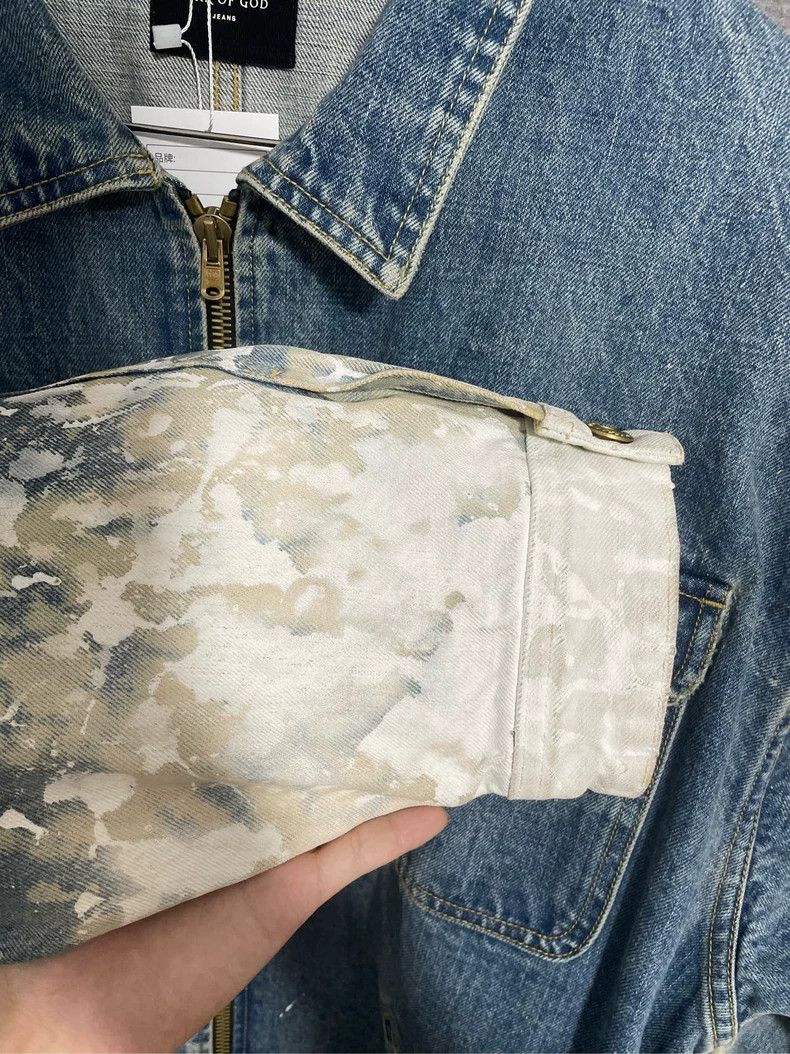 Fear of God FOG Season 5 Denim Splatter Jacket - dmc Size US XL / EU 56 / 4 - 6 Thumbnail