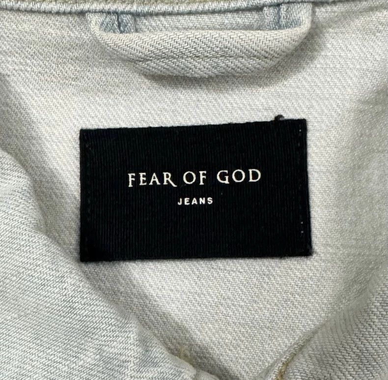 Fear of God Fear of God 5th Ice Blue Denim Jacket - dmc Size US L / EU 52-54 / 3 - 3 Thumbnail
