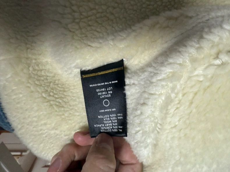 Fear of God Fear of God 5th Sherpa Denim Jacket - dmc Size US L / EU 52-54 / 3 - 5 Thumbnail
