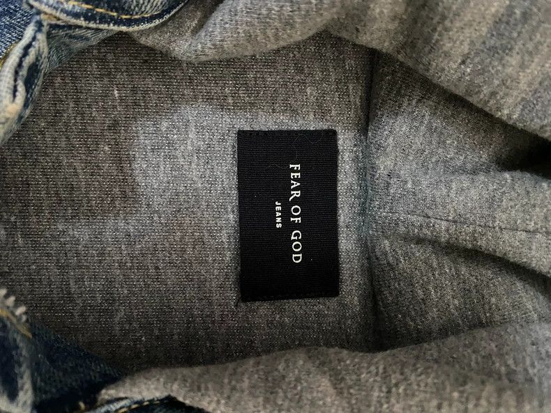Fear of God Fear of God 5th Denim Hoodie - dmc Size US M / EU 48-50 / 2 - 2 Thumbnail