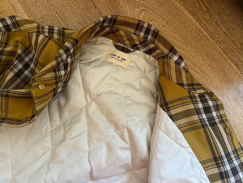 Fear of God Fear of God 6th Check Cotton Shirt Jacket - dmc Size US L / EU 52-54 / 3 - 4 Thumbnail