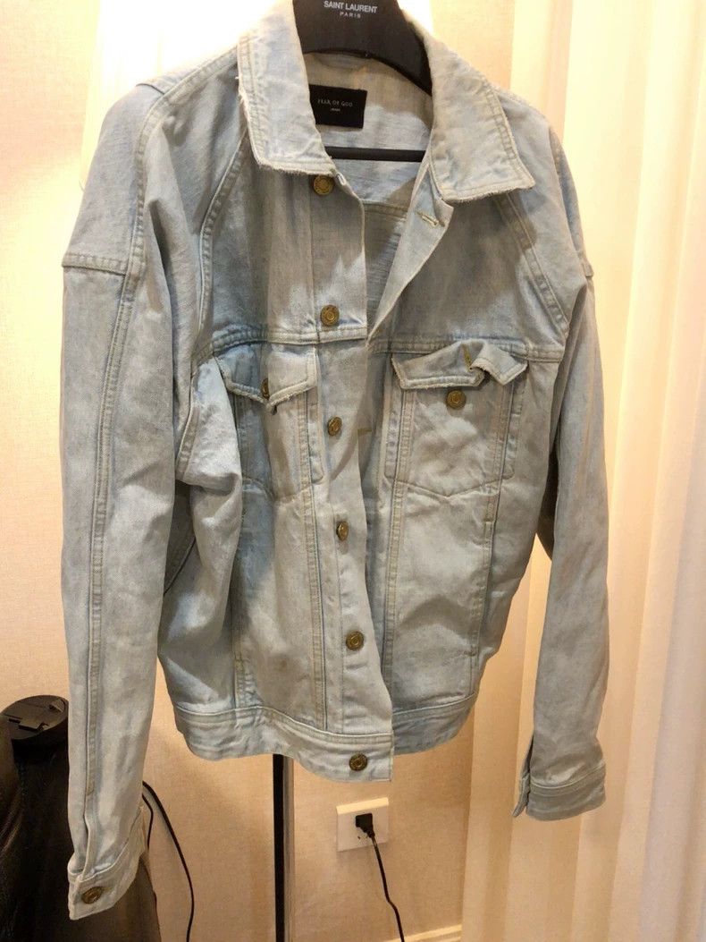 Fear of God FEAR OF GOD Washed Denim Jacket - dmc Size US S / EU 44-46 / 1 - 3 Thumbnail
