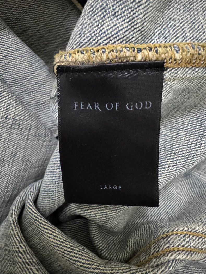 Fear of God Fear of God Blue Denim Jacket L - dmc Size US L / EU 52-54 / 3 - 6 Thumbnail