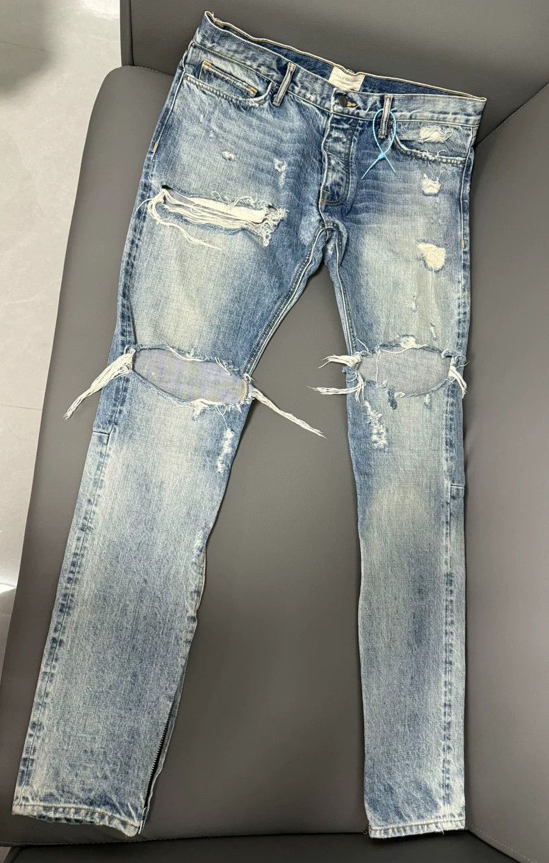 Fear of God Fear Of God 4TH OG Blue Jeans 34 - dmc Size US 34 / EU 50 - 2 Thumbnail