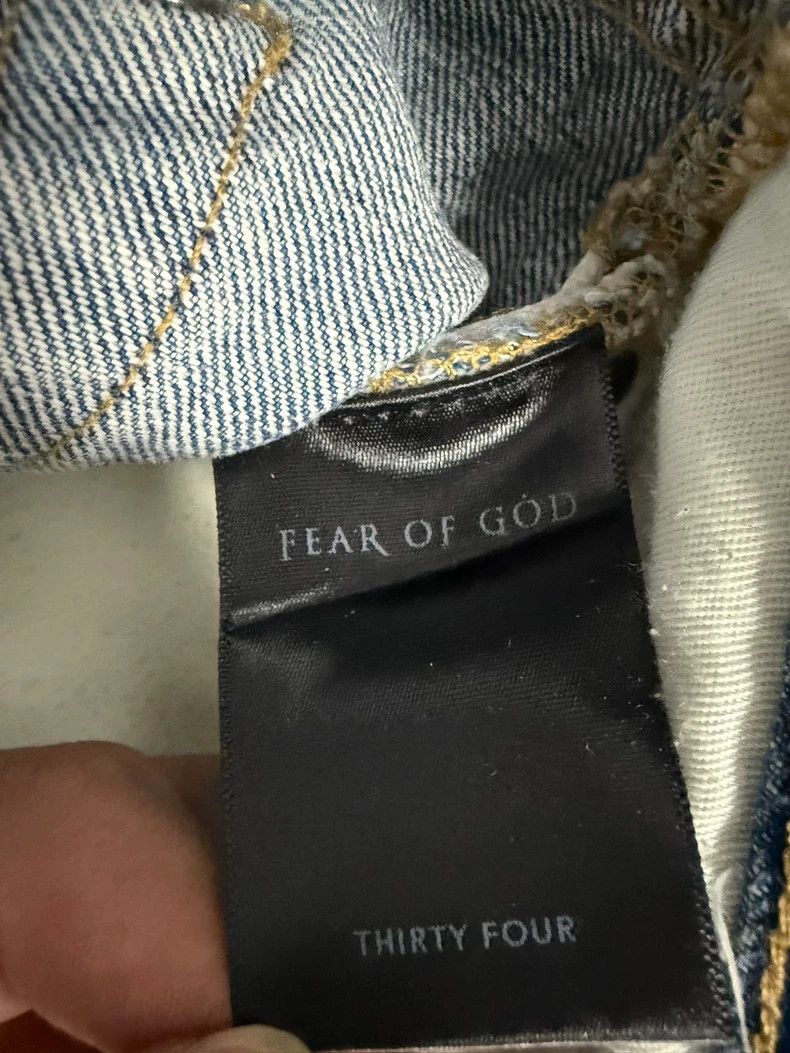 Fear of God Fear Of God 4TH OG Blue Jeans 34 - dmc Size US 34 / EU 50 - 6 Thumbnail