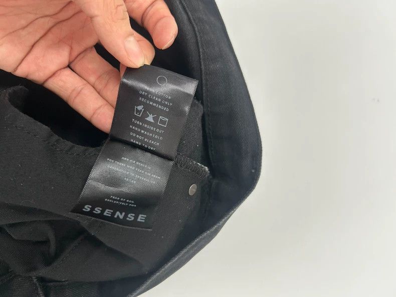 Fear of God Fear of God SSENSE Limited Black Denim - dmc Size US 30 / EU 46 - 4 Thumbnail