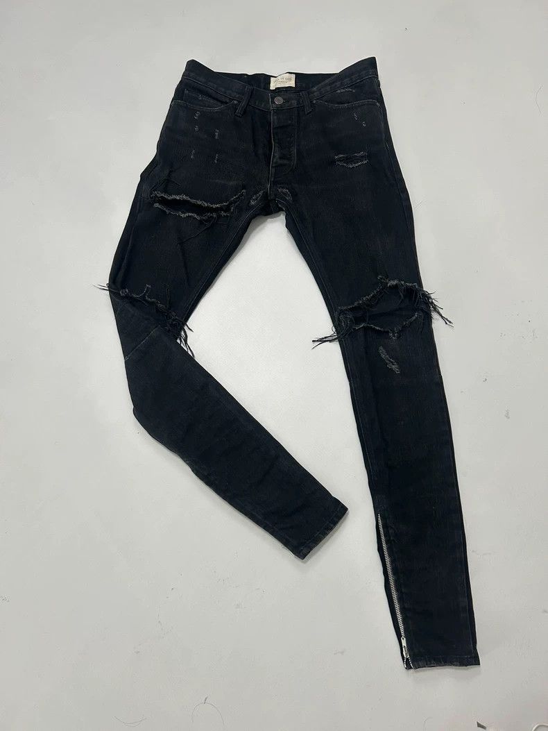 Fear of God Fear of God SSENSE Limited Black Denim - dmc Size US 30 / EU 46 - 6 Thumbnail