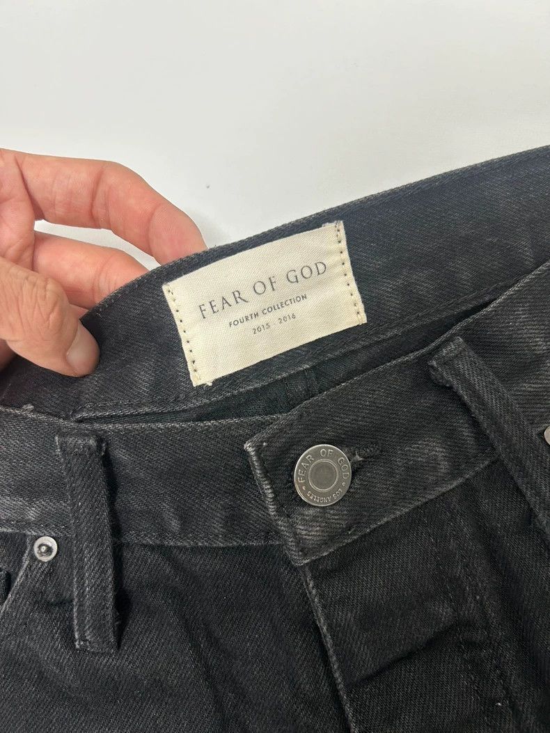 Fear of God Fear of God SSENSE Limited Black Denim - dmc Size US 30 / EU 46 - 3 Thumbnail
