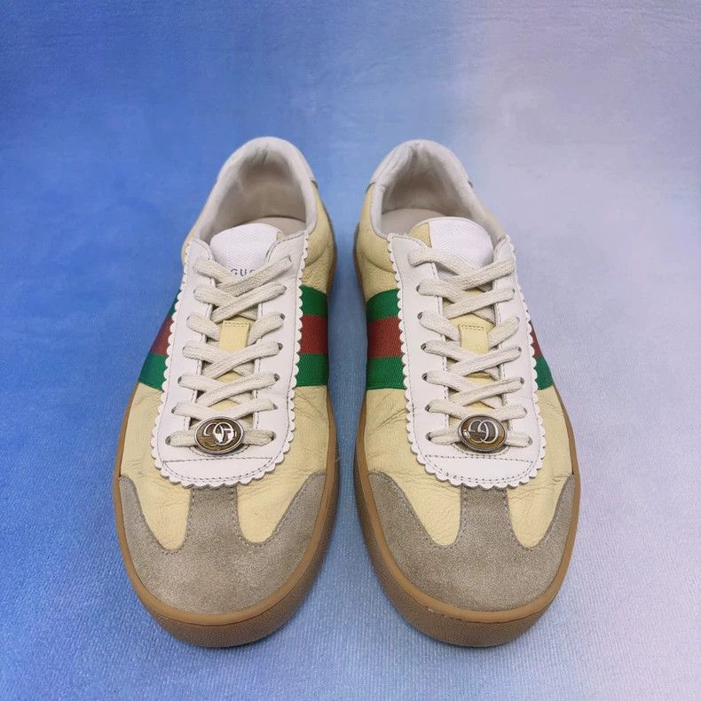 Gucci Gucci G74 Web Lowtop Sneakers - dmc Size US 9.5 / EU 42-43 - 2 Thumbnail
