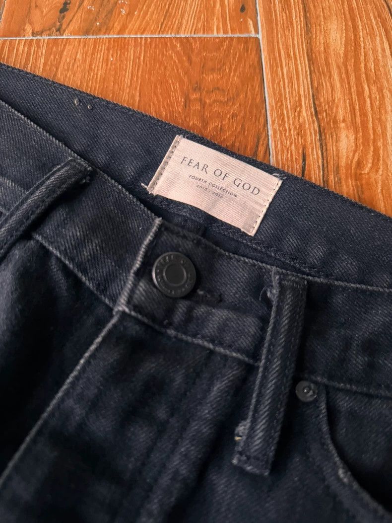 Fear of God Fear of God 4th SSENSE Black Denim - dmc Size US 28 / EU 44 - 6 Thumbnail