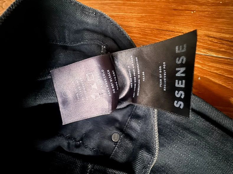 Fear of God Fear of God 4th SSENSE Black Denim - dmc Size US 28 / EU 44 - 5 Thumbnail