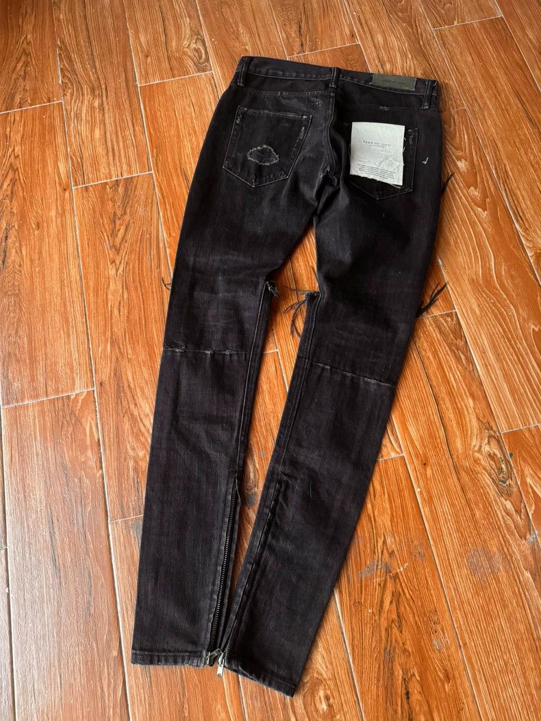 Fear of God Fear of God 4th SSENSE Black Denim - dmc Size US 28 / EU 44 - 2 Thumbnail
