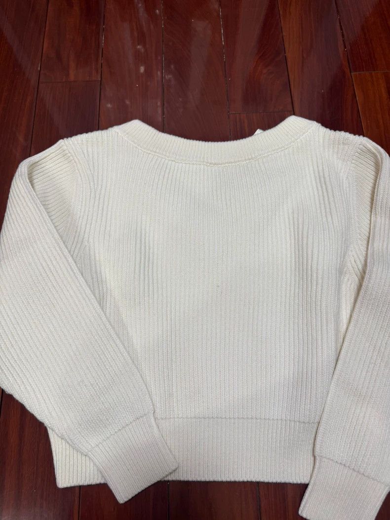 Alexander Wang Alexander Wang Women's Cropped Knit Sweater - dmc Size US XS / EU 42 / 0 - 5 Thumbnail