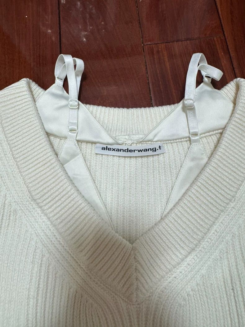 Alexander Wang Alexander Wang Women's Cropped Knit Sweater - dmc Size US XS / EU 42 / 0 - 3 Thumbnail