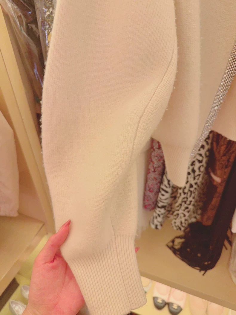 Alexander Wang Alexanderwang White Rhinestone Trim Sweater Coat - dmc Size US XS / EU 42 / 0 - 2 Thumbnail