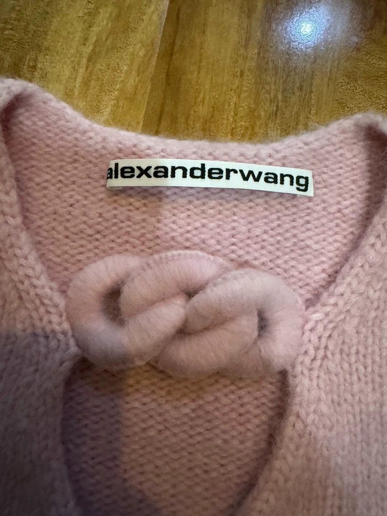 Alexander Wang V-Neck Chain Knit Top - dmc