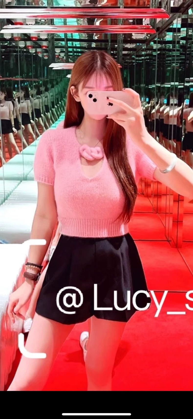 Alexander Wang V-Neck Chain Knit Top - dmc