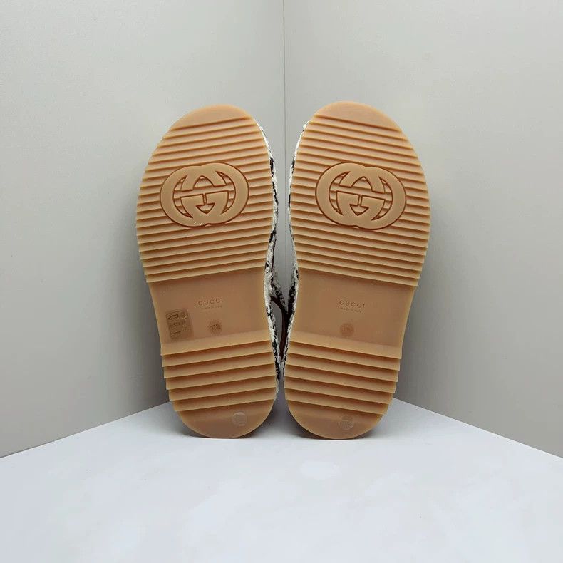 Gucci Gucci GG Tweed Platform Sandals White - dmc Size US 7.5 / EU 40-41 - 5 Thumbnail