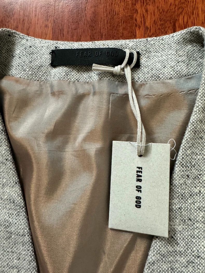 Fear of God Fear of God 7th Season Collarless Blazer - dmc Size US L / EU 52-54 / 3 - 2 Thumbnail