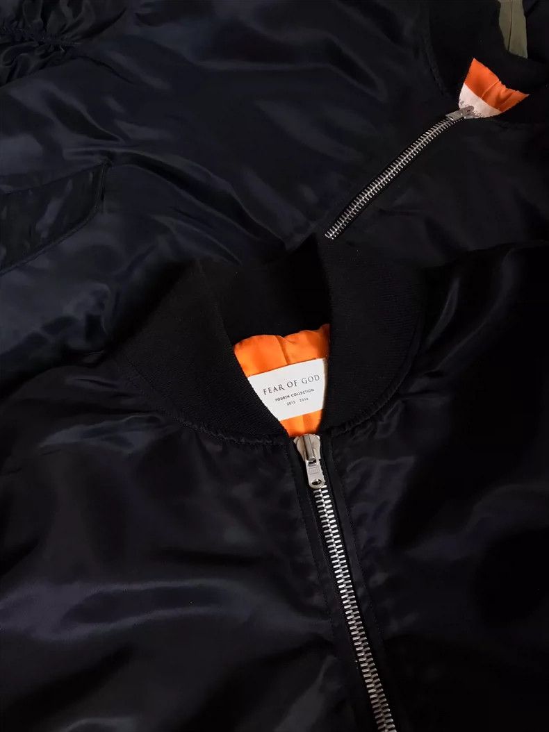 Fear of God Fear of God 4th Black Nylon Bomber - dmc Size US M / EU 48-50 / 2 - 3 Thumbnail