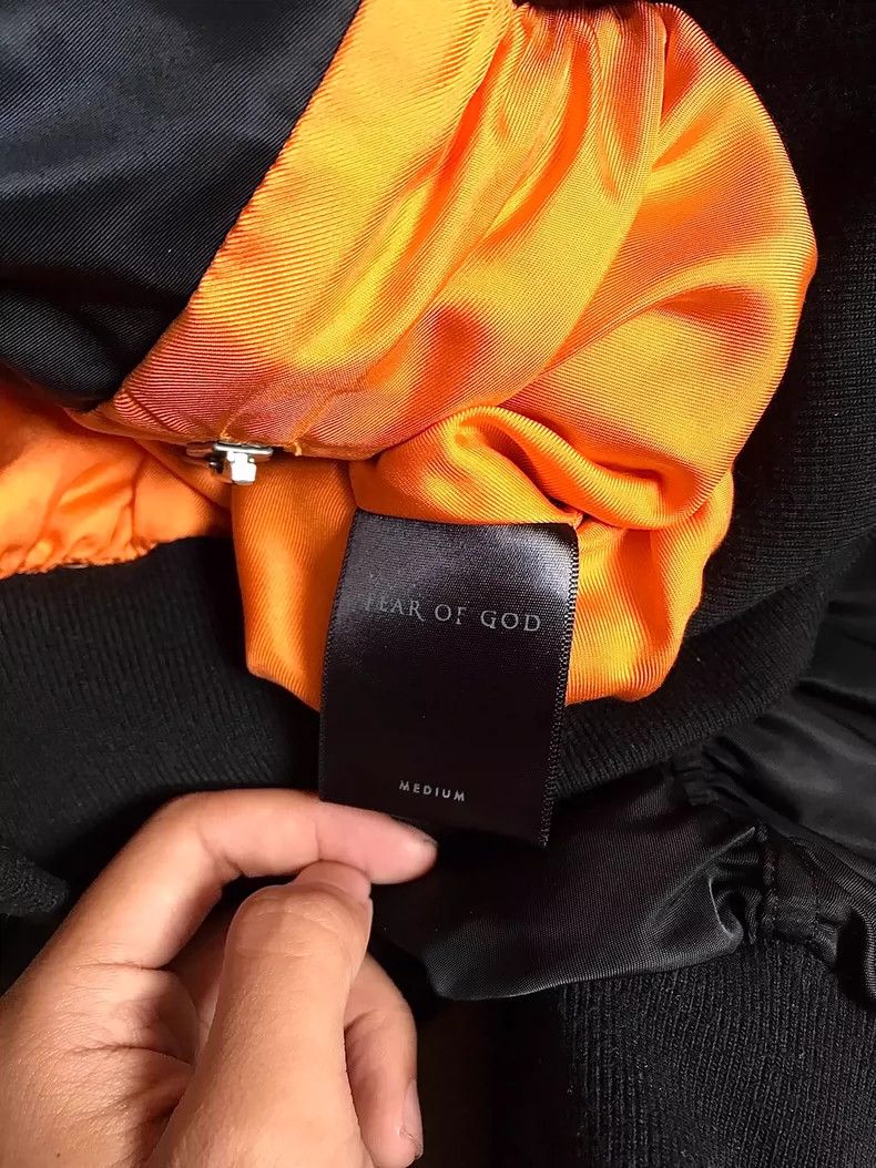 Fear of God Fear of God 4th Black Nylon Bomber - dmc Size US M / EU 48-50 / 2 - 4 Thumbnail