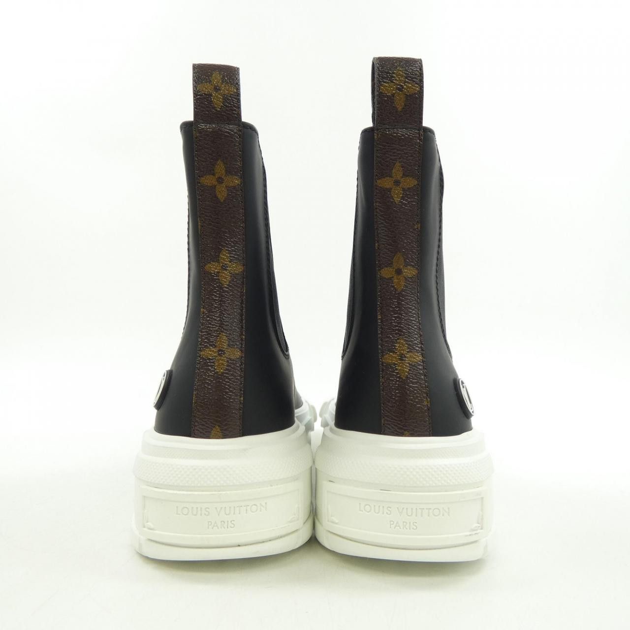 Louis Vuitton Louis Vuitton Louis Vuitton LV Squad Sneakers Leather Shoes DUTY FREE for USA Size ONE SIZE - 5 Thumbnail