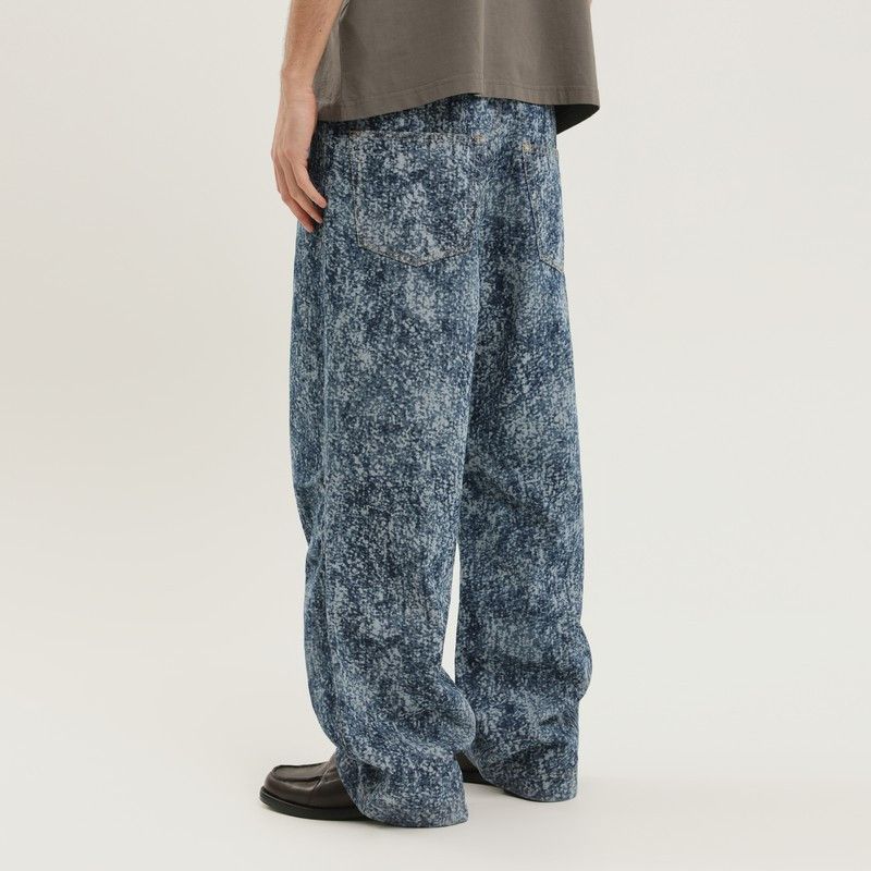 1989 STUDIO 1989 Studio Pantaloni Marble Mastiff In Denim Size US 34 / EU 50 - 2 Thumbnail