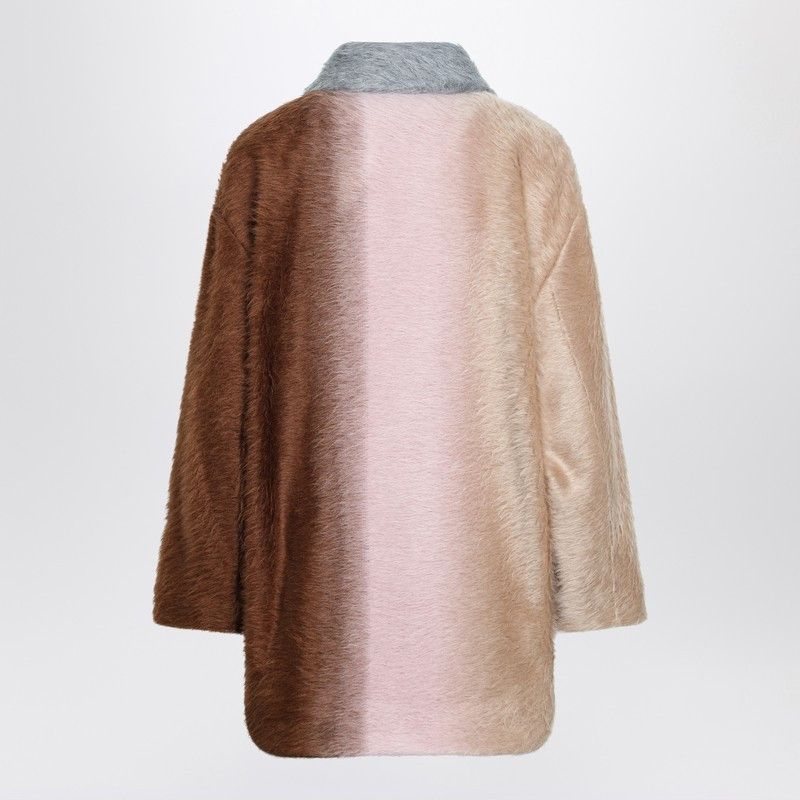 Fendi Fendi Double-Breasted Color-Block Coat Size S / US 4 / IT 40 - 2 Thumbnail