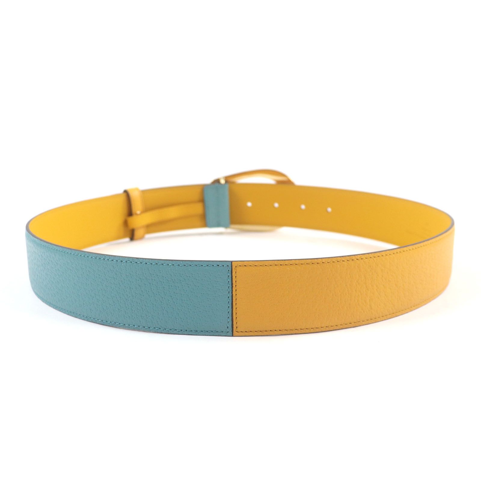 Gucci Gucci Gucci G logo Leather Belt Leather Belt 709954 DUTY FREE for USA Size ONE SIZE - 4 Thumbnail