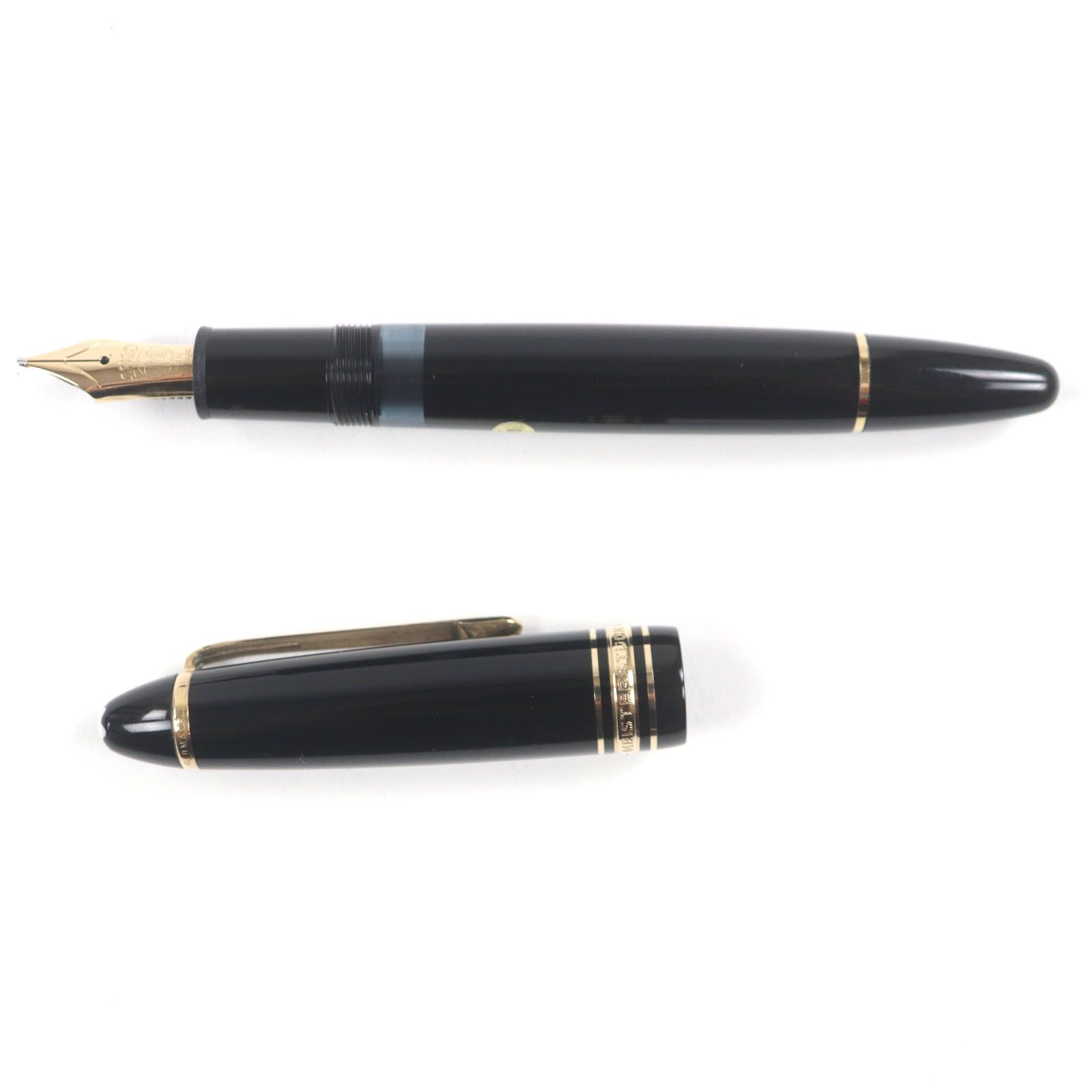 Montblanc Montblanc Montblanc Meisterstück 14K Fountain Pen Metal Pen DUTY FREE for USA Size ONE SIZE - 3 Thumbnail