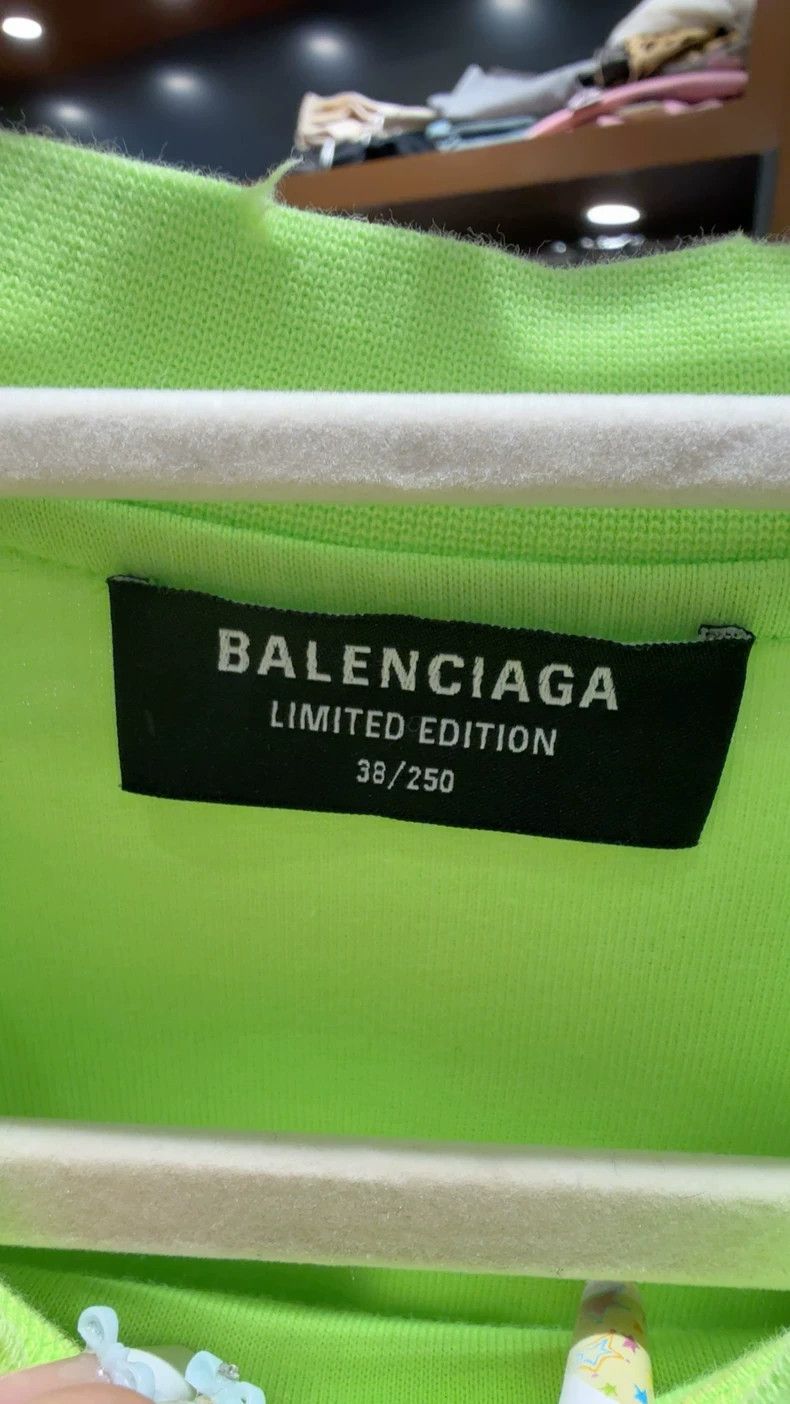 Balenciaga Balenciaga Acid Arab Limited Green LS T-shirt - dmc Size US S / EU 44-46 / 1 - 4 Thumbnail