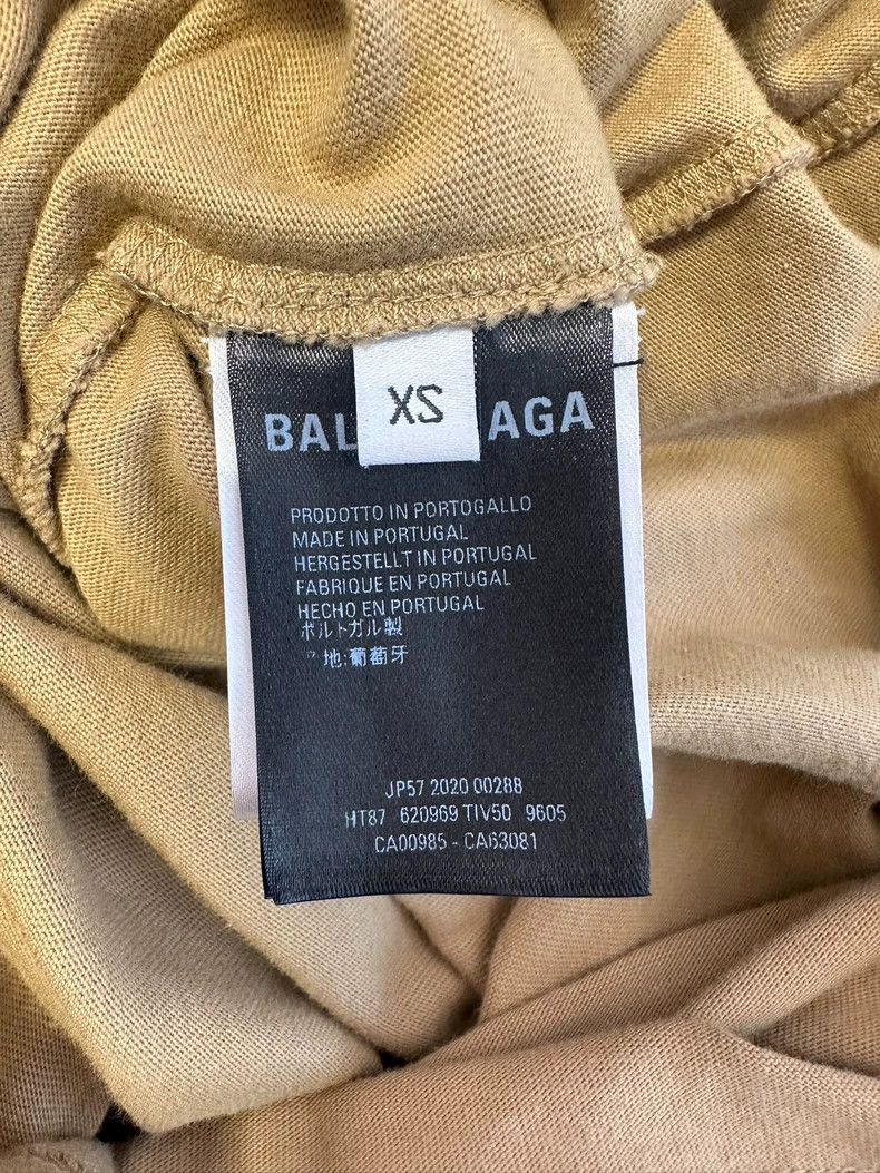 Balenciaga Balenciaga Short Sleeve T-shirt XS Brown - dmc Size US XS / EU 42 / 0 - 2 Thumbnail
