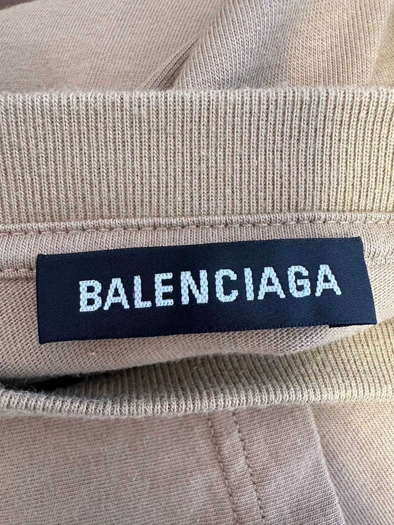 Balenciaga Balenciaga Short Sleeve T-shirt XS Brown - dmc Size US XS / EU 42 / 0 - 3 Thumbnail