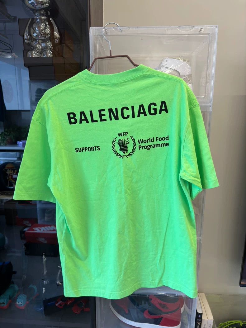 Balenciaga Balenciaga Green Logo Print T-shirt - dmc Size US XS / EU 42 / 0 - 2 Thumbnail