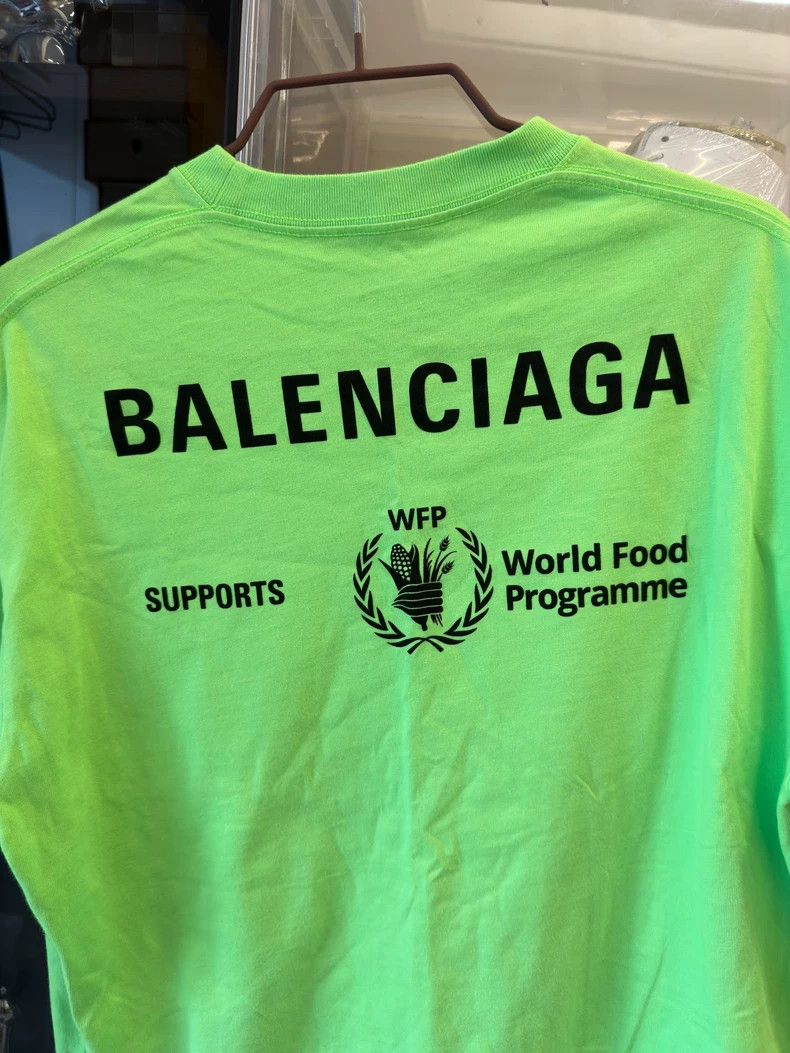 Balenciaga Balenciaga Green Logo Print T-shirt - dmc Size US XS / EU 42 / 0 - 8 Thumbnail