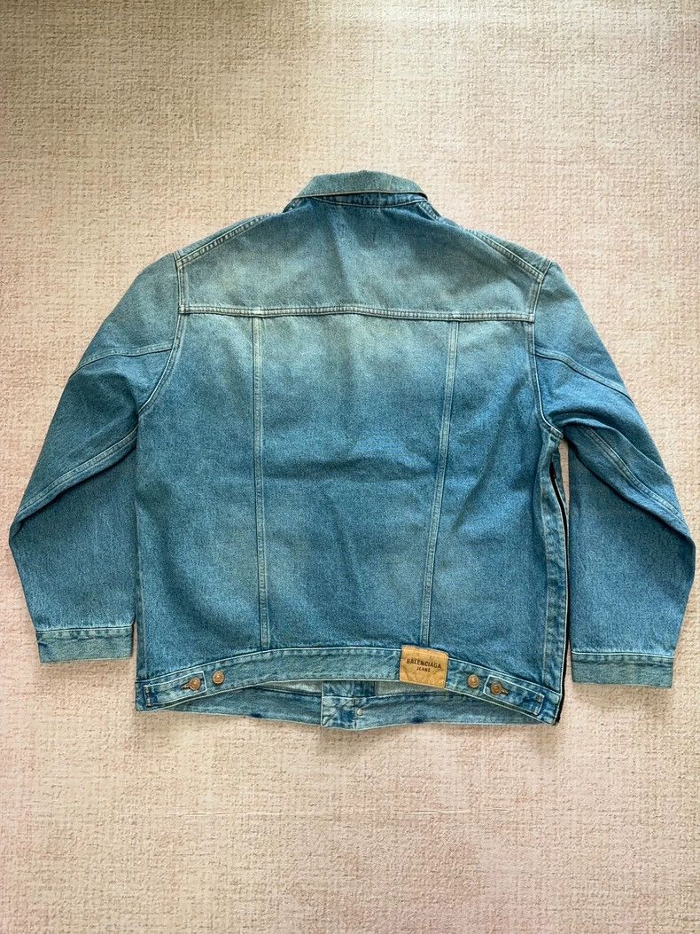 Balenciaga Balenciaga Single-Breasted Denim Jacket - dmc Size US M / EU 48-50 / 2 - 4 Thumbnail