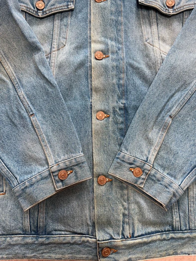 Balenciaga Balenciaga Single-Breasted Denim Jacket - dmc Size US M / EU 48-50 / 2 - 9 Thumbnail