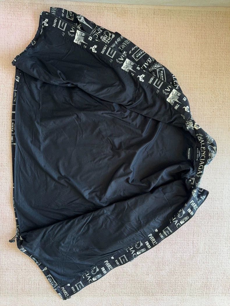 Balenciaga Balenciaga Logo Print Zip Jacket - dmc Size US XL / EU 56 / 4 - 6 Thumbnail